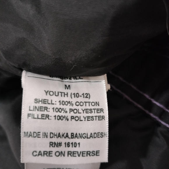 Kids Blue Mountain Girls Insulated Bib Overalls Snow Pants - Picture 4 of 4